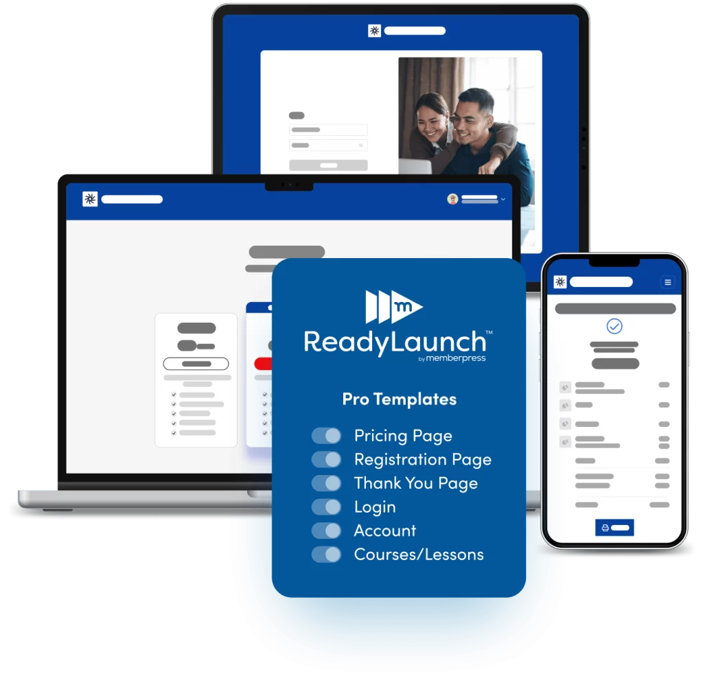 The MemberPress ReadyLaunch template